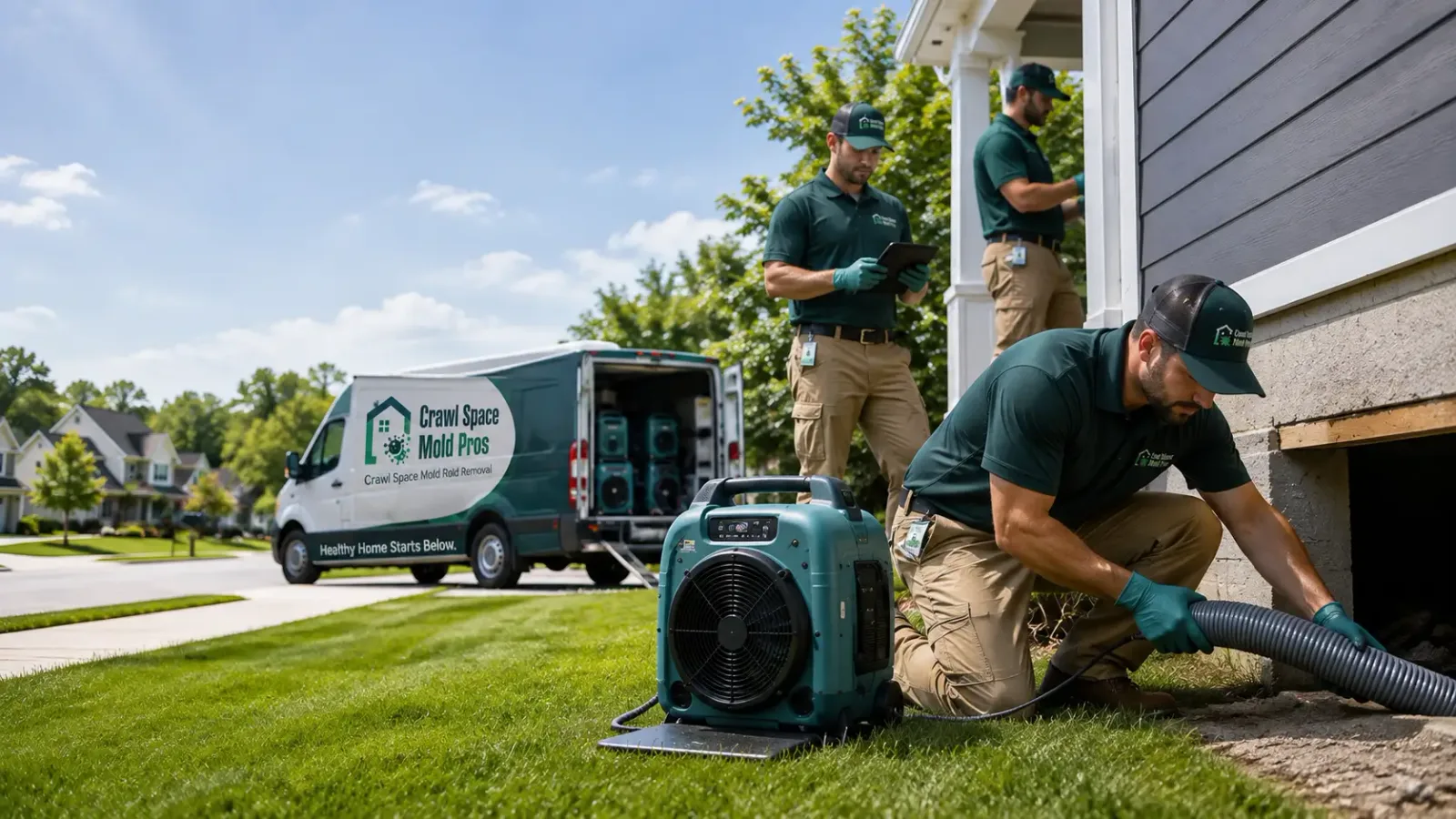 Crawl Space Mold Removal in Denton, KS